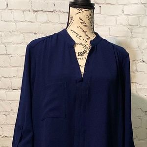 Dark Blue Shirt Dress